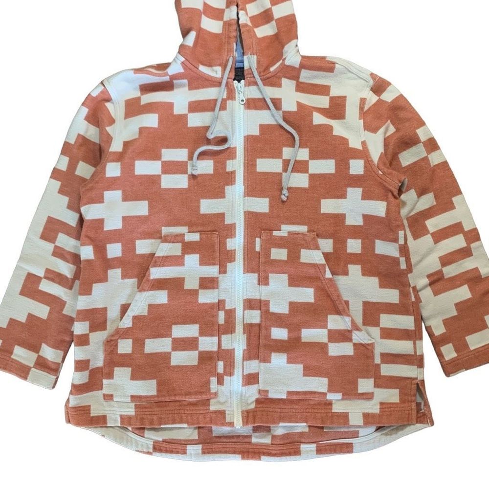 Pendleton Sierra Mixed Pattern Oversized Zip Hood… - image 3